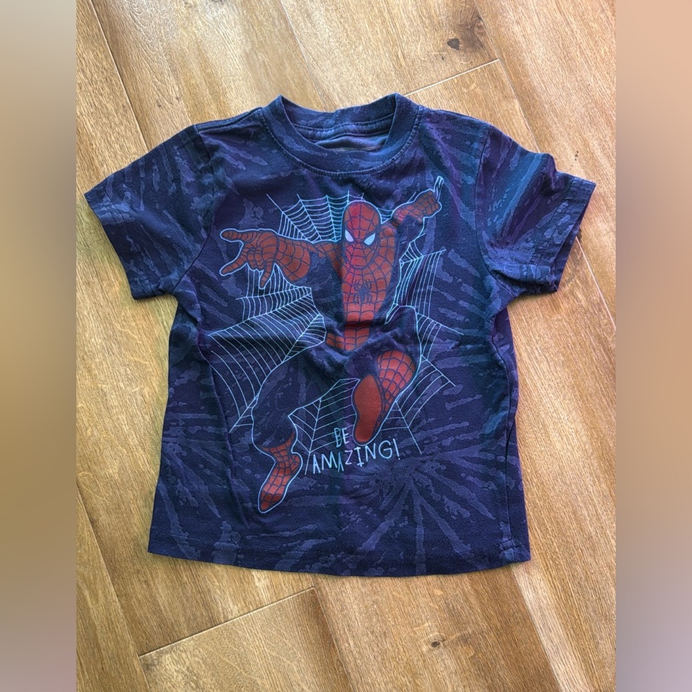Marvel Spider-Man Blue Short Sleeve Tee